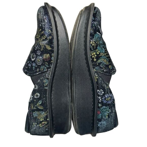 Alegria Women's Debra Herbaceous Textured Leather Slip On Nursing Clogs Shoes 39 - Picture 4 of 7